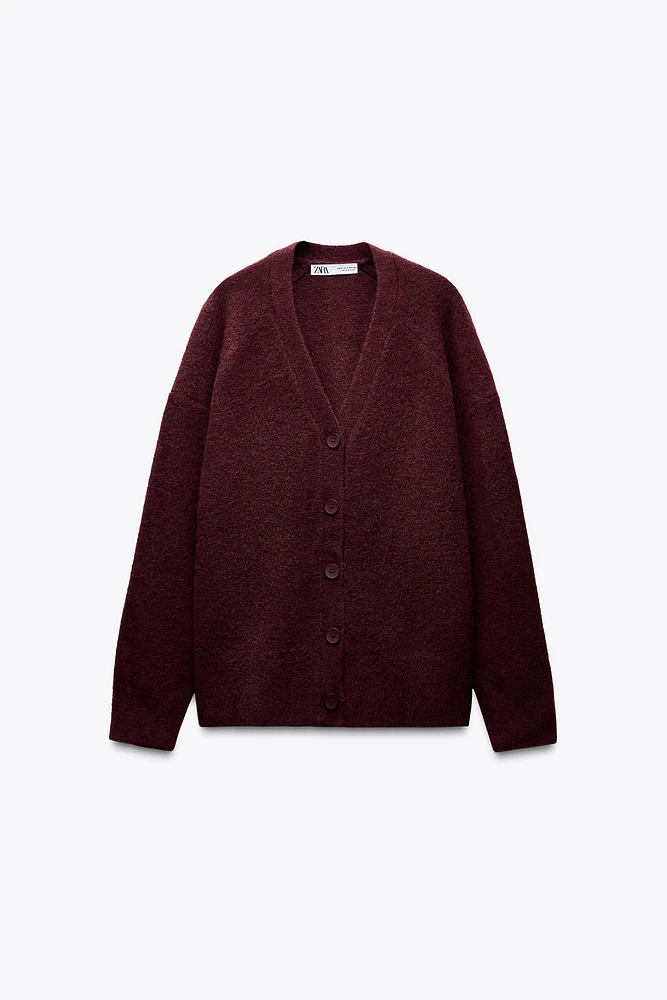 GILET EN MAILLE DOUCE UNI