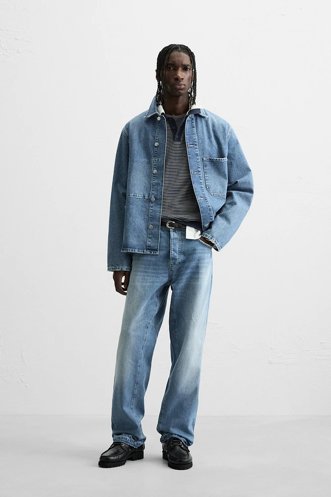 VESTE EN DENIM À POCHES