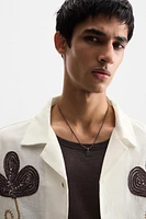 FLORAL EMBROIDERY SHIRT