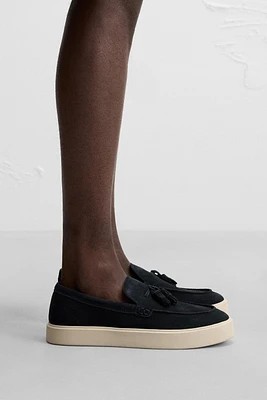 CASUAL TASSEL LEATHER LOAFERS