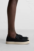 CASUAL TASSEL LEATHER LOAFERS