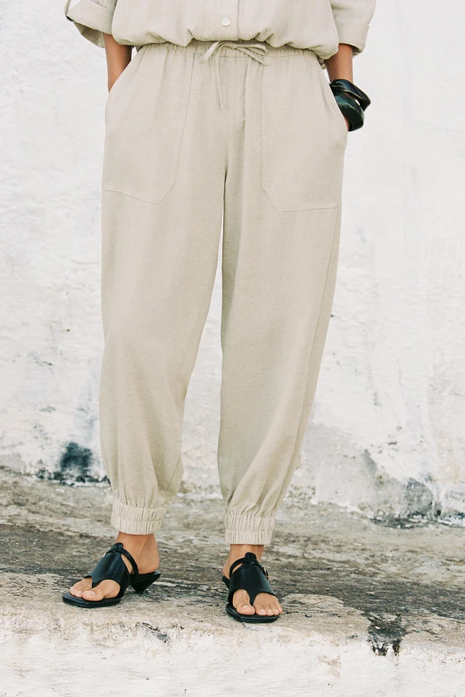 CUFFED HEM PANTS