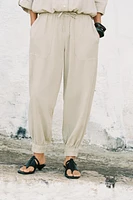 CUFFED HEM PANTS