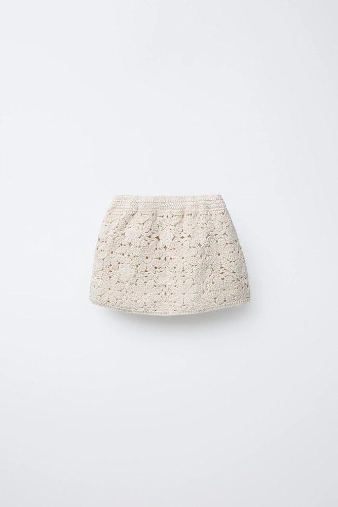 CROCHET KNIT SKIRT