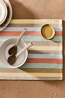 CHEMIN DE TABLE BANDES COLORÉES