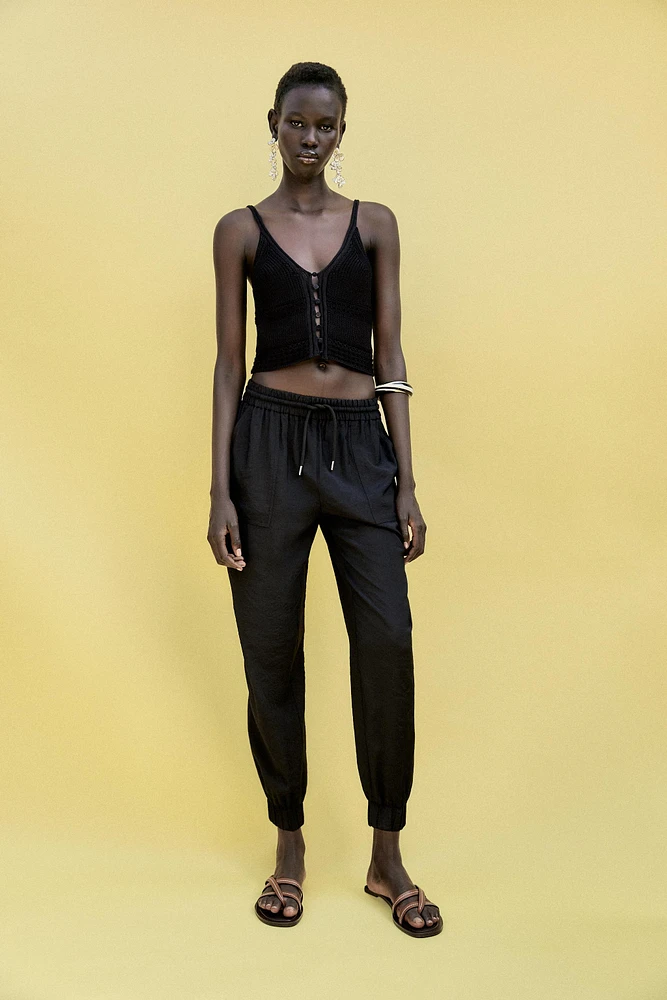FLOWY JOGGER PANTS