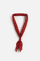 BANDANA À IMPRIMÉ GÉOMÉTRIQUE