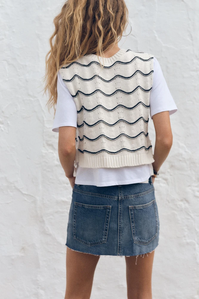 COMBINATION TRICOT VEST