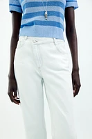 JEAN Z1975 DROIT TAILLE HAUTE CROISÉE