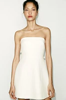 ROBE BUSTIER À LACET