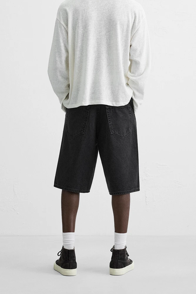 BAGGY FIT DENIM SHORTS