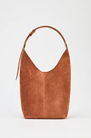 MAXI SAC SEAU EN CUIR DÉTAIL ANSE