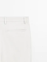 Pantalon de tailleur 100 % lin