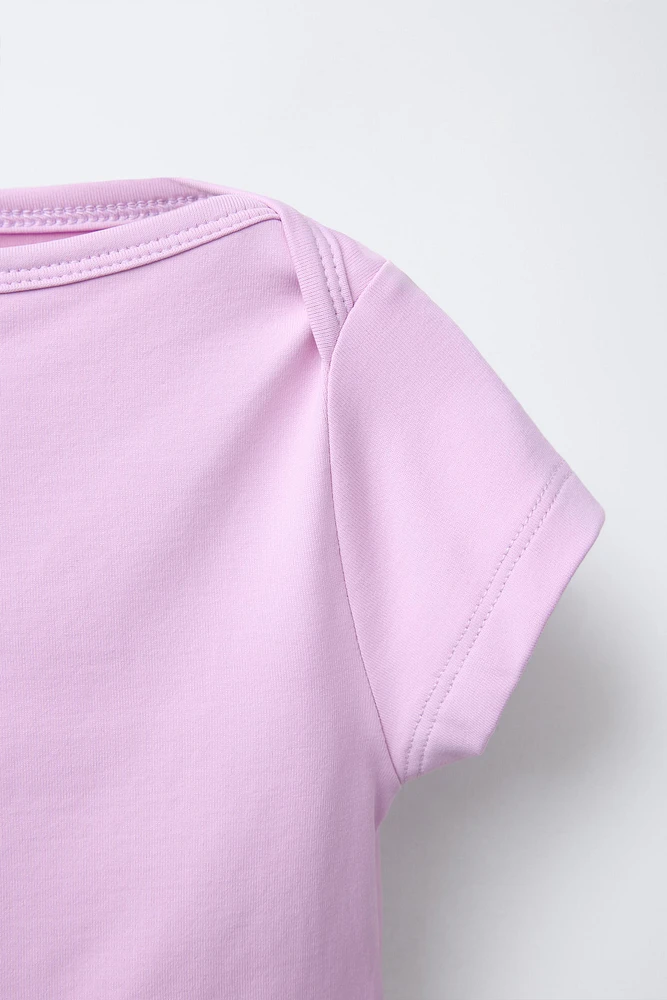 PLAIN ELASTIC CROPPED TOP