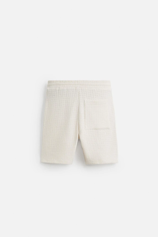BERMUDA JOGGER STRUCTURÉ