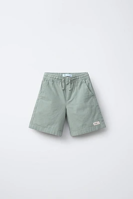 LABEL ELASTIC SHORTS