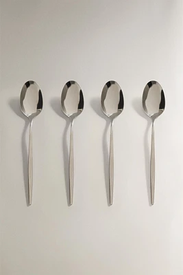 PACK OF DESSERT SPOONS WITH THIN HANDLES (PACK OF 4)