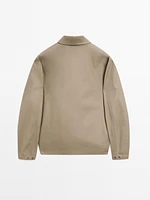 100% cotton jacket with pockets