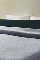 STRIPED COTTON LINEN DUVET COVER