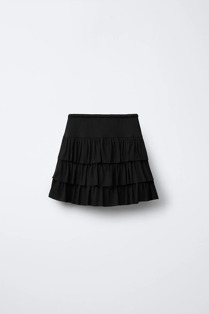RUFFLED SKORT