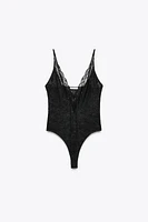 LACE BOW BODYSUIT
