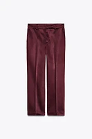 HEAVYWEIGHT SATIN PANTS ZW COLLECTION