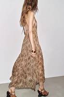 ROBE HALTER ESTAMPÉE ZW COLLECTION