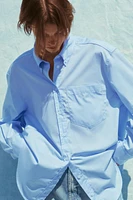 OVERSIZED POPLIN SHIRT