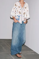 ZW COLLECTION EMBROIDERED BLOUSE