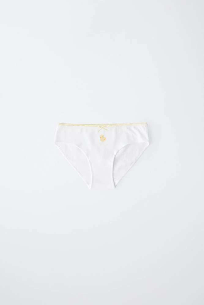 6- ANS/ LOT DE SIX CULOTTES PETITS CANARDS