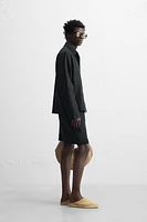 100% LINEN OVERSHIRT
