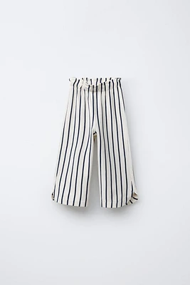 STRIPED PIQUÉ CULOTTES