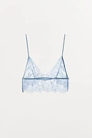 BRALETTE TRIANGLE EN DENTELLE
