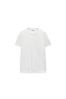 T-SHIRT EN COTON FINI ENZYMATIQUE
