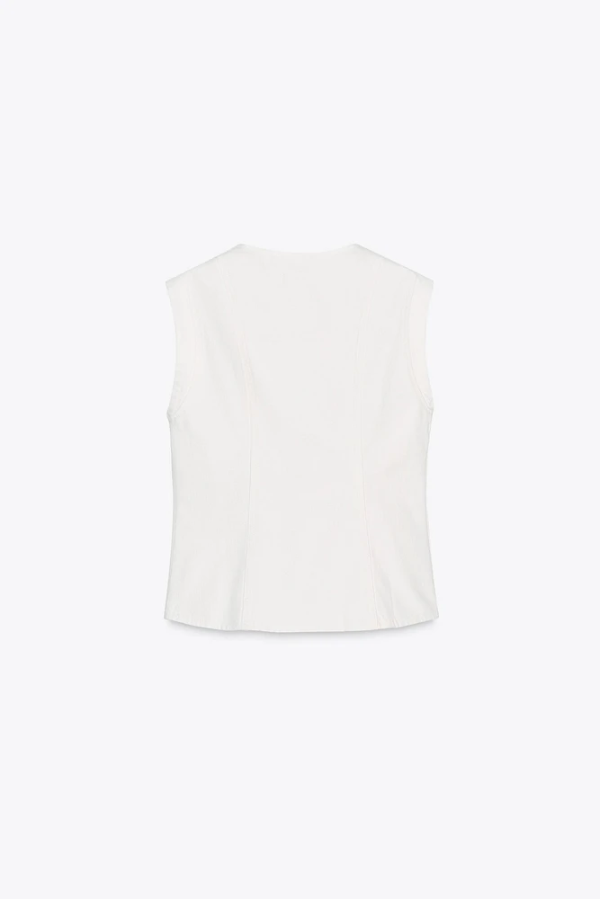ZW COLLECTION DENIM TOP