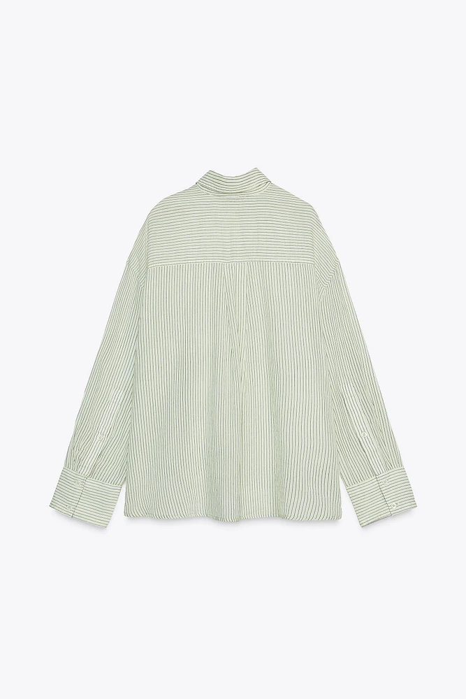 STRIPED OVERSIZED SHIRT