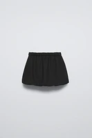 DOUBLE WAISTBAND BALLOON SKIRT