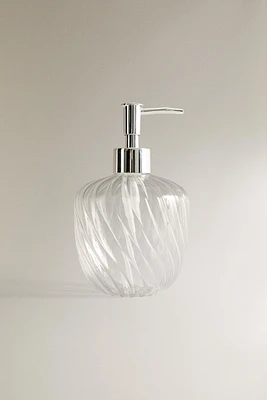 SCALLOPED SOAP DISPENSER