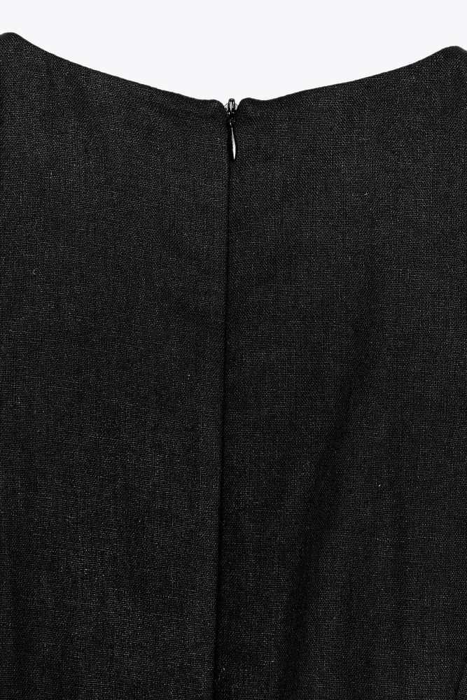ROBE MIDI EN LIN