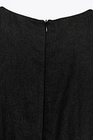 ROBE MIDI EN LIN