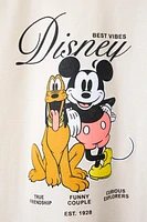 T-SHIRT IMPRIMÉ MICKEY MOUSE ET PLUTO © DISNEY