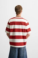STRIPED JACQUARD T-SHIRT
