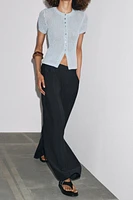 POINTELLE KNIT TOP