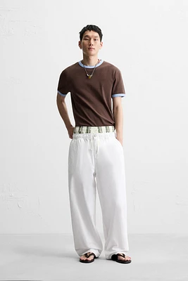PANTALON CANVAS DÉLAVÉ