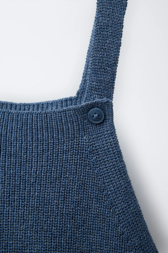 KNIT OVERALLS