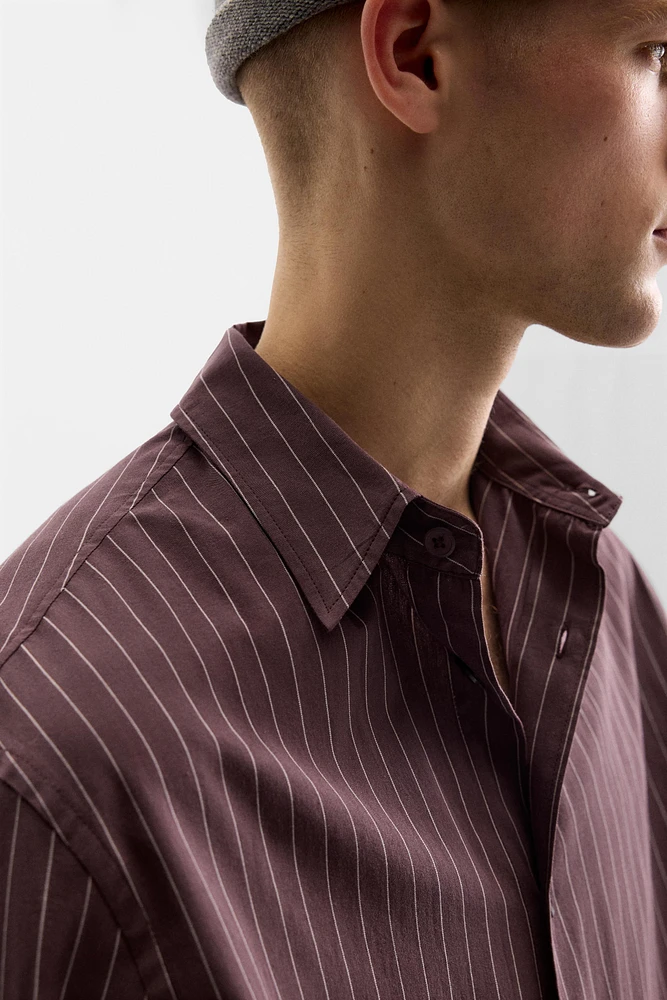 STRIPED COTTON SHIRT