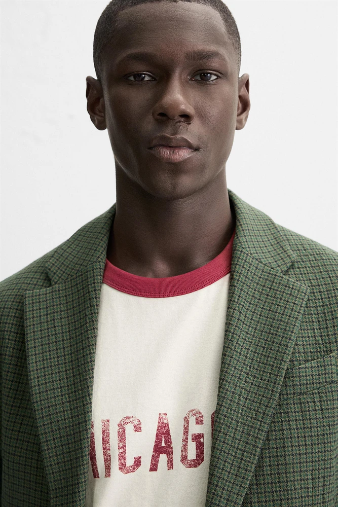 BLAZER PIED-DE-POULE