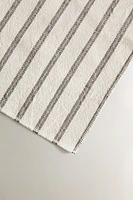 DYED THREAD STRIPED TABLE RUNNER