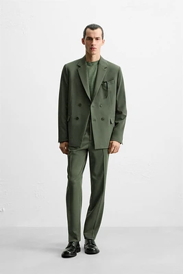 DOUBLE BREASTED SUIT BLAZER
