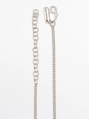 Collier pendentif pièce céramique